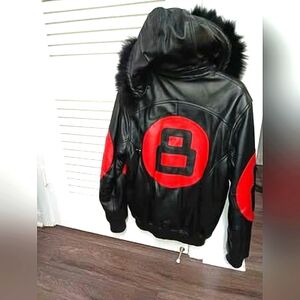 Youth Original 8 Ball Leather Coat